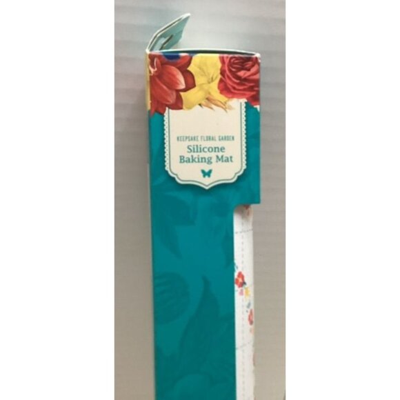 The Pioneer Woman Keepsake Floral Garden Silicone Baking Mat 12.5" X 24.5" Non-S - Picture 3 of 6